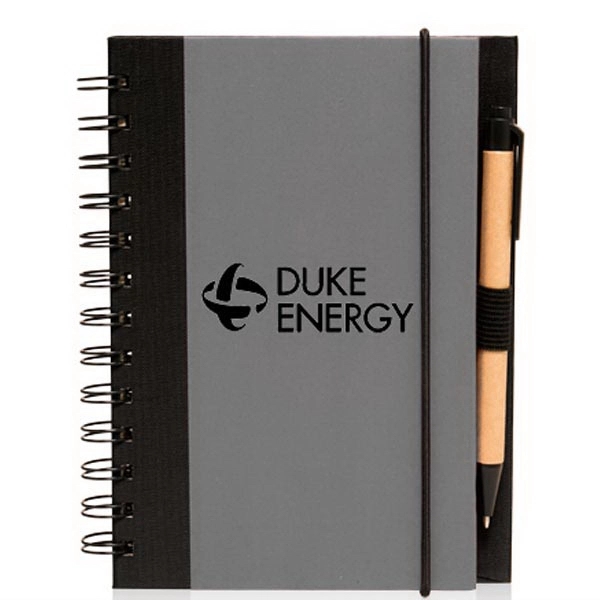 5 x 7 in Eco Friendly Spiral Notebook with Pen.... from ASI 39552 BEL Promo