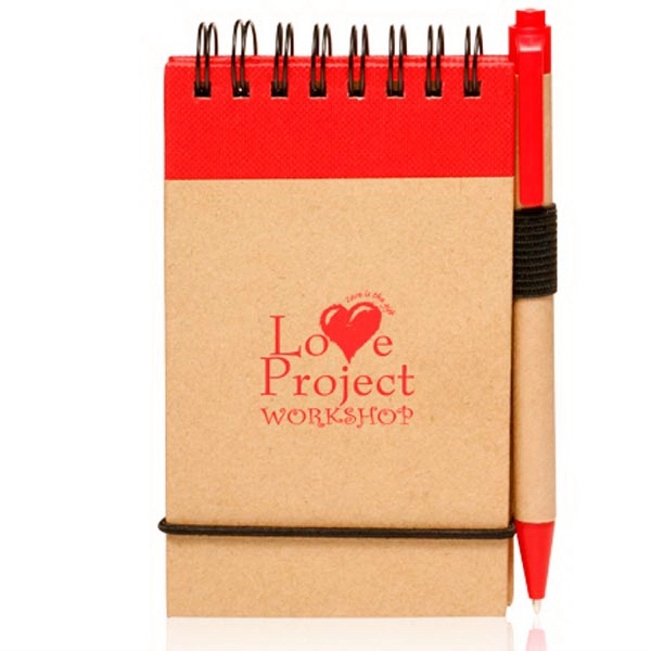 3 x 5 in. Eco Jotters with Pen.... from ASI 39552 BEL Promo