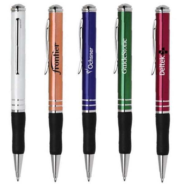 Aluminum twist-action ballpoint pen with a lacquer finish.... from ASI 31517 Admart Products / Admart Line
