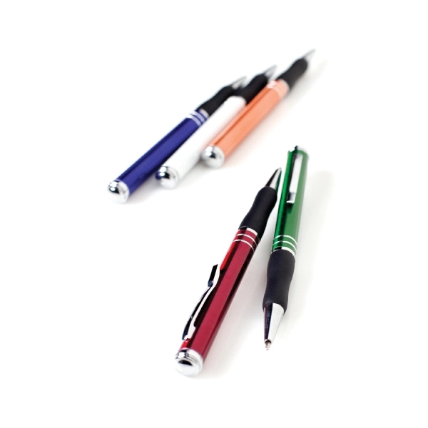 Aluminum twist-action ballpoint pen with a lacquer finish.... from ASI 31517 Admart Products / Admart Line