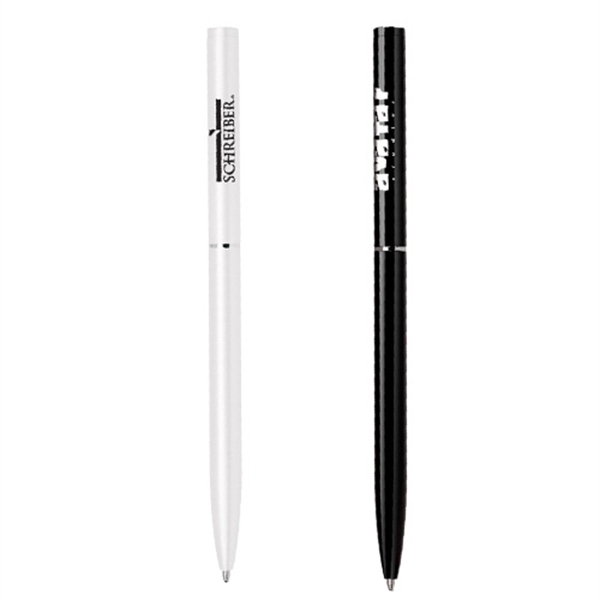 Twist action aluminum ballpoint pen with silver accents.... from ASI 31517 Admart Products / Admart Line
