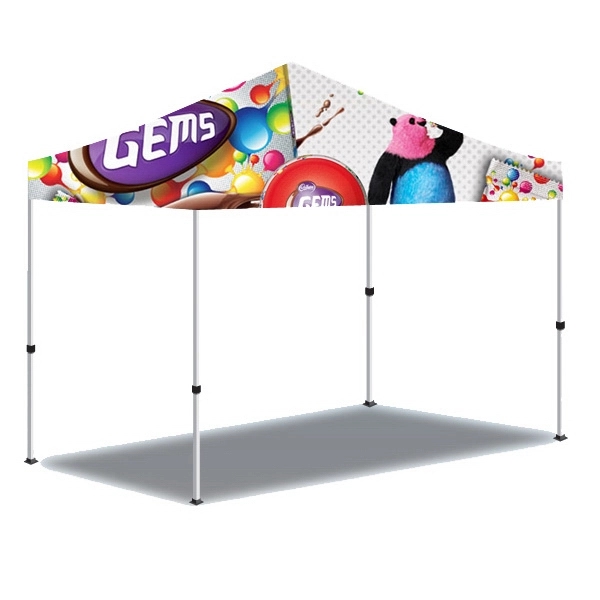10 foot x 10 foot customizable logo pop-up canopy tent.... from ASI 30442 Above & Beyond Advertising Products / PromoAdLine