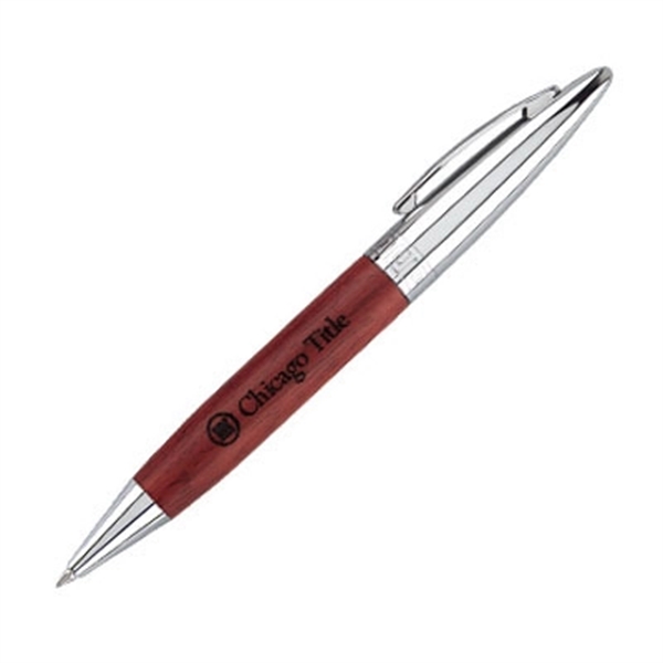 Ballpoint pen with twist action and shiny chrome accent.... from ASI 31517 Admart Products / Admart Line