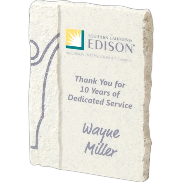 Medium limestone accent plaque 5" x 7".... from ASI 89860 StoneyCreek / StoneyCreek®