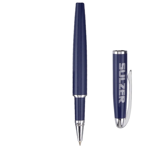 Cap-off roller pen features solid brass construction barrel.... from ASI 31517 Admart Products / Admart Line