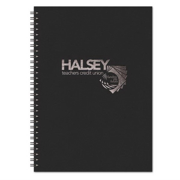 7" x 10" paperboard notebook with matching back cover, foil imprint,... from ASI 91340 Journalbooks/Timeplanner Calendars