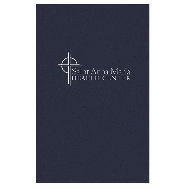 5.5" x 8.5" PerfectValue medium perfect-bound journal with one-color foil imprint... from ASI 91340 Journalbooks/Timeplanner Calendars