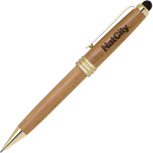 Eco-friendly mechanical pencil made of bamboo with accents, 0.9mm lead, and... from ASI 68190 Lungsal / Lungsal