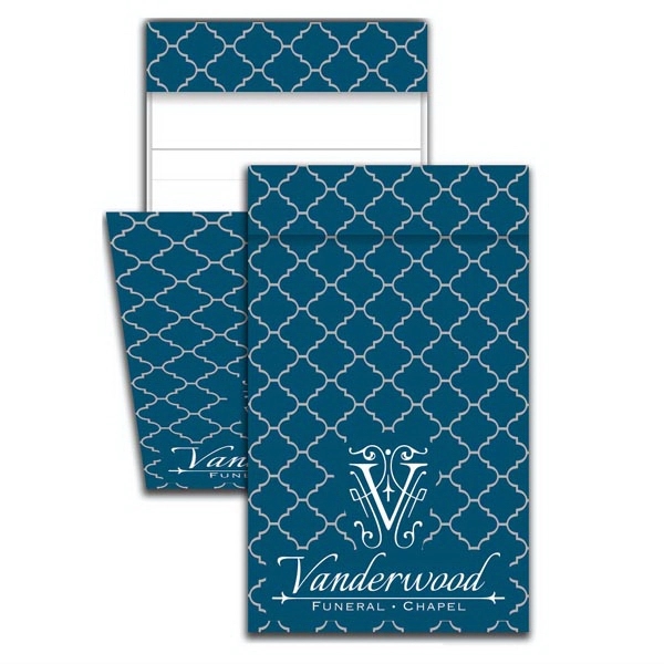 3" x 5" full-color top-bound note pad w/ extended paper cover... from ASI 91340 Journalbooks/Timeplanner Calendars