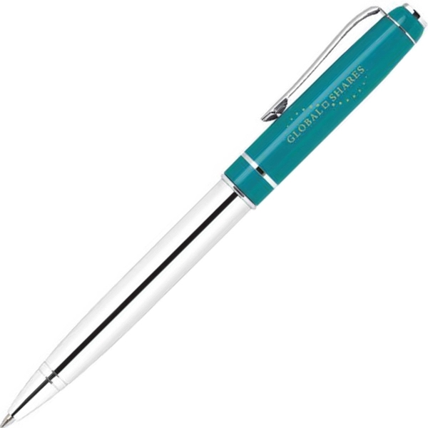 Aluminum twist-action pen with a laquered colored cap, enamel coating finish,... from ASI 68190 Lungsal / Lungsal