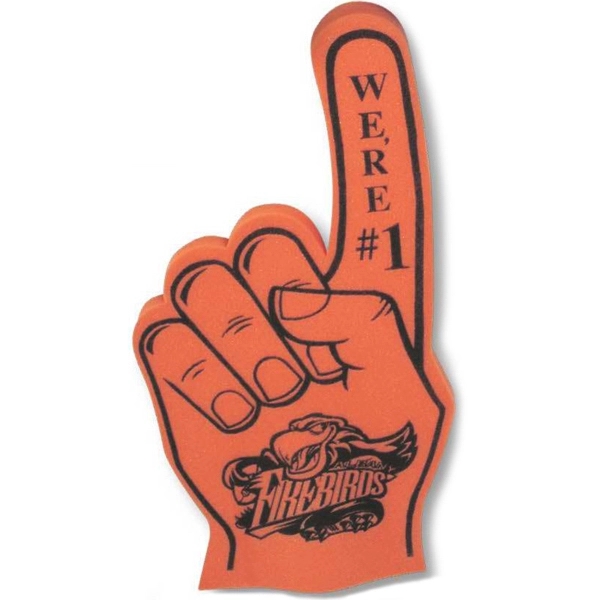The 22" # 1 foam finger is available many attractive colors..... from ASI 42155 Amerifoam® - The House of Foam
