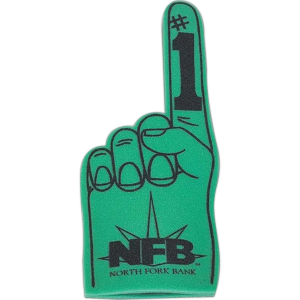 The 17" #1 foam finger is available in many colors.... from ASI 42155 Amerifoam® - The House of Foam