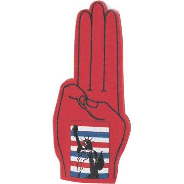 The salute hand is available in different colors.... from ASI 42155 Amerifoam® - The House of Foam