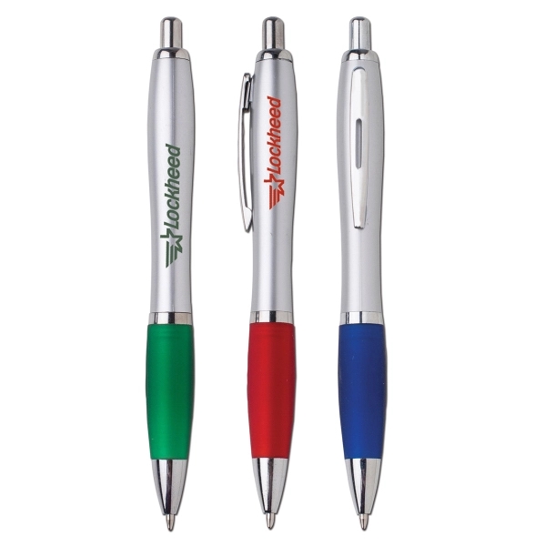 Retractable ballpoint pen with soft touch grip.... from ASI 58805 HPC Global / HPC Global