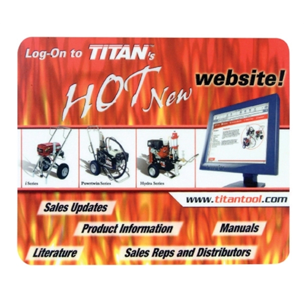 Soft Surface Mouse Pad with Rubber Base.... from ASI 64845 Kin Image Inc