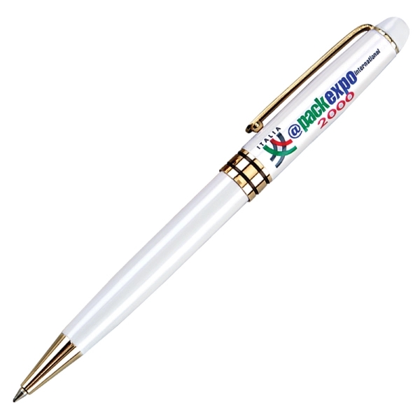 Brass twist-action ballpoint pen with elegant enamel finish.... from ASI 79535 Primetime / Primetime