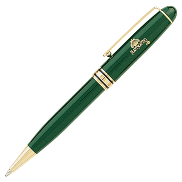 Brass twist-action ballpoint pen with elegant enamel finish.... from ASI 79535 Primetime / Primetime