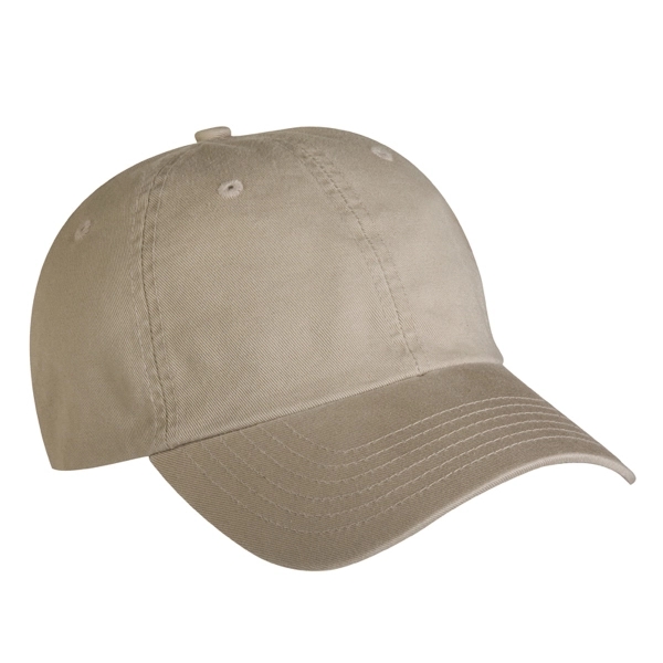 6-panel, unstructured chino twill cap with contrasting undervisor.... from ASI 80129 Quake City Caps