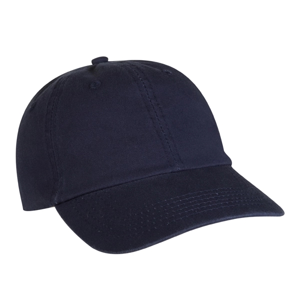 6-panel, unstructured chino twill cap with contrasting undervisor.... from ASI 80129 Quake City Caps