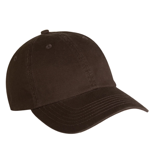 6-panel, unstructured chino twill cap with contrasting undervisor.... from ASI 80129 Quake City Caps