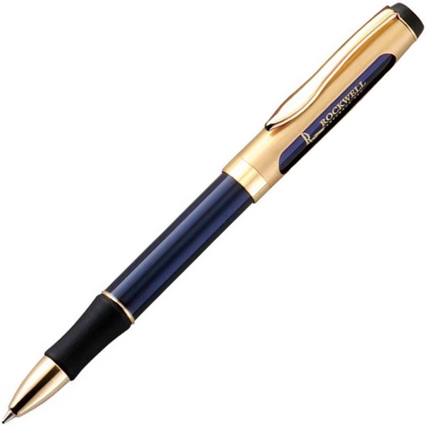 Brass twist-action ballpoint pen with a metallic color barrel and convenient... from ASI 68190 Lungsal / Lungsal