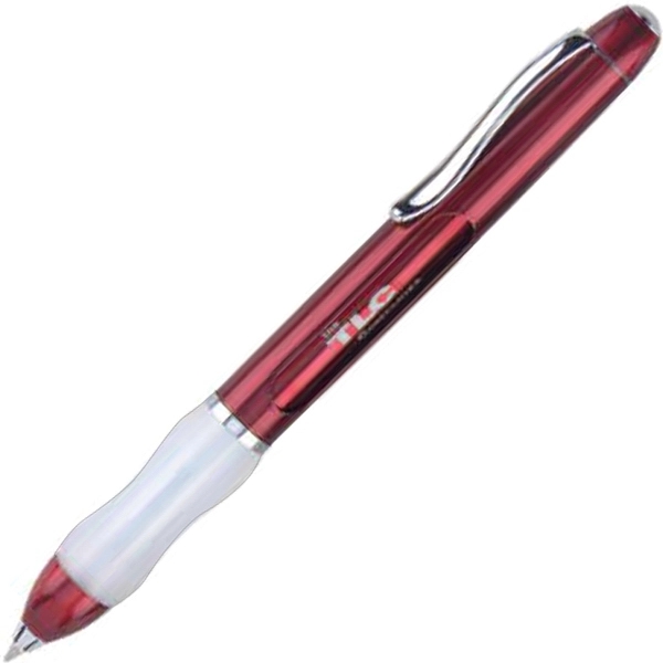 Brass twist-action ballpoint pen with a metallic color finish, frosted comfortable... from ASI 68190 Lungsal / Lungsal
