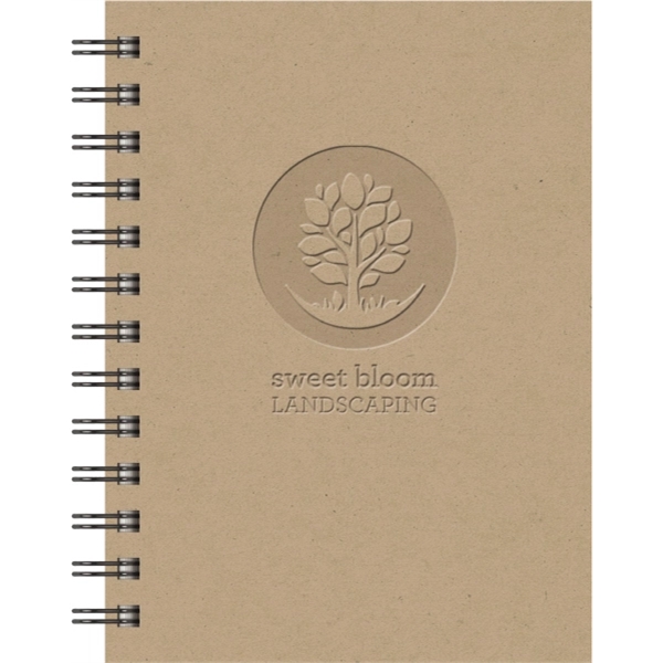 5" x 7" EcoBooks NotePad made from post-consumer components, 100% recycled... from ASI 91340 Journalbooks/Timeplanner Calendars