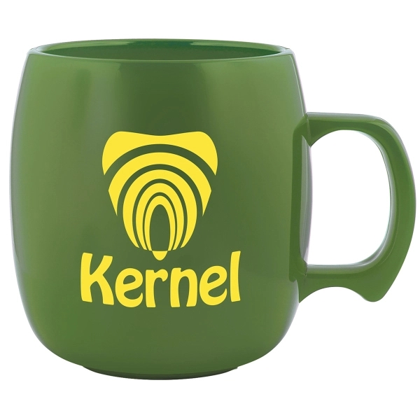 10.5 oz capacity mug made of 100% U.S. corn plastic; environmentally... from ASI 80150 ZZ DROPPED -Quick Point Inc