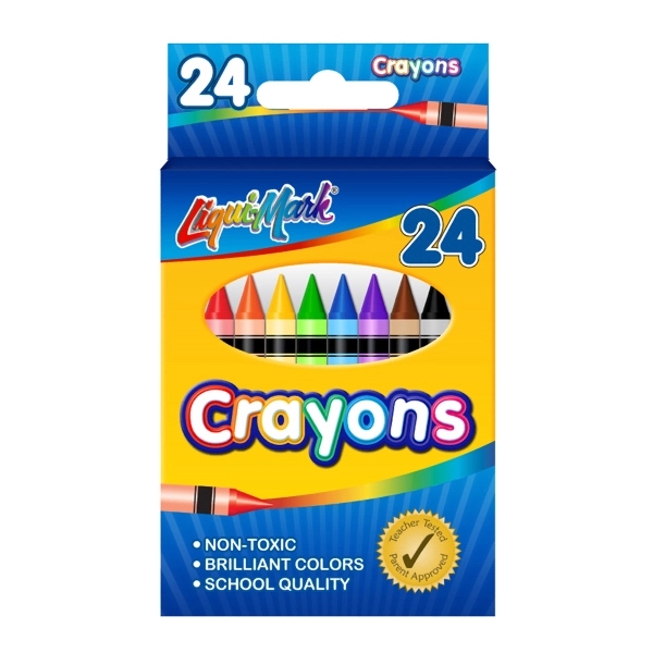 24 Pack of Crayons in Assorted Colors... from ASI 67675 Liqui-Mark Corp