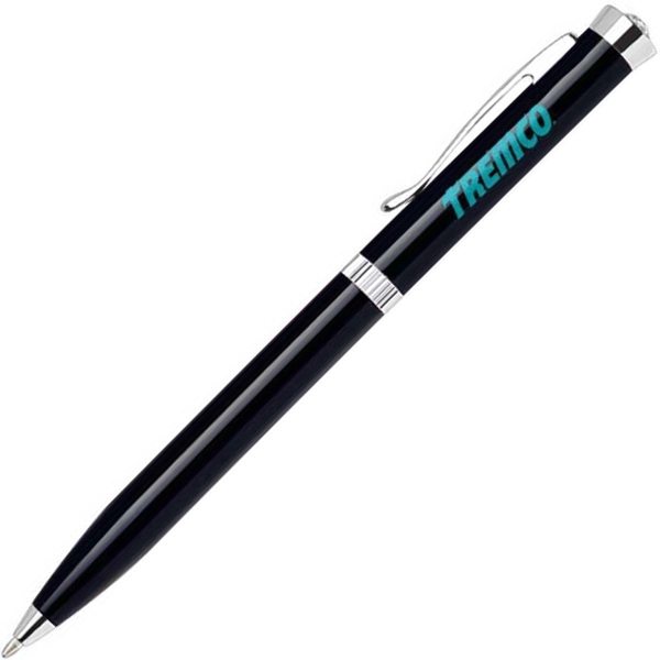 Aluminum twist-action ballpoint pen with a slim body, lustrous enamel coating,... from ASI 68190 Lungsal / Lungsal