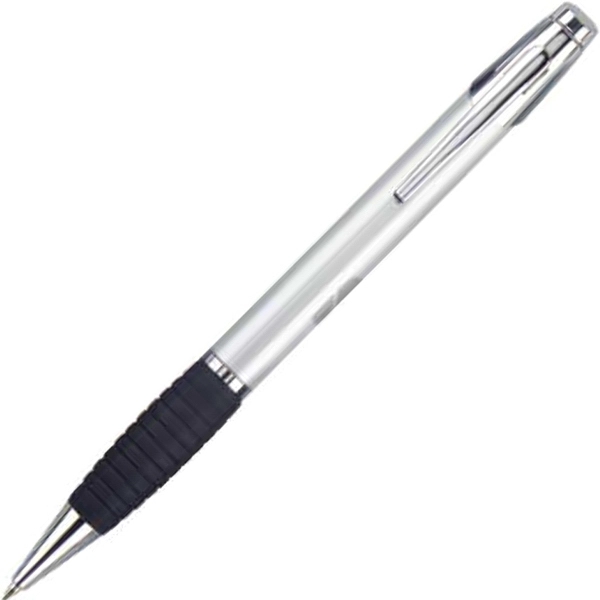 Metal twist-action ballpoint pen with a lacquer-coated barrel, comfortable rubber grip,... from ASI 68190 Lungsal / Lungsal