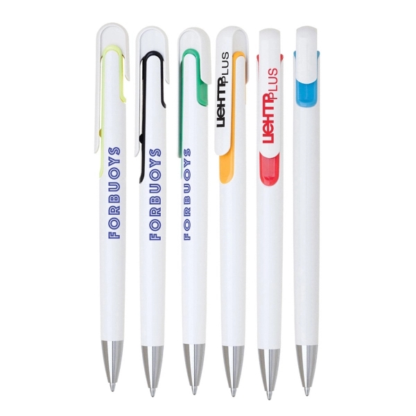 Click action retractable plastic ballpoint pen.... from ASI 40544 Binaco