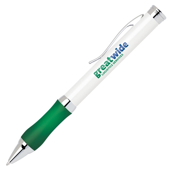 Brass twist action ballpoint pen... from ASI 79535 Primetime / Primetime