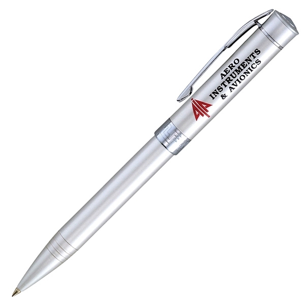 Gun metal, twist action ballpoint pen.... from ASI 79535 Primetime / Primetime