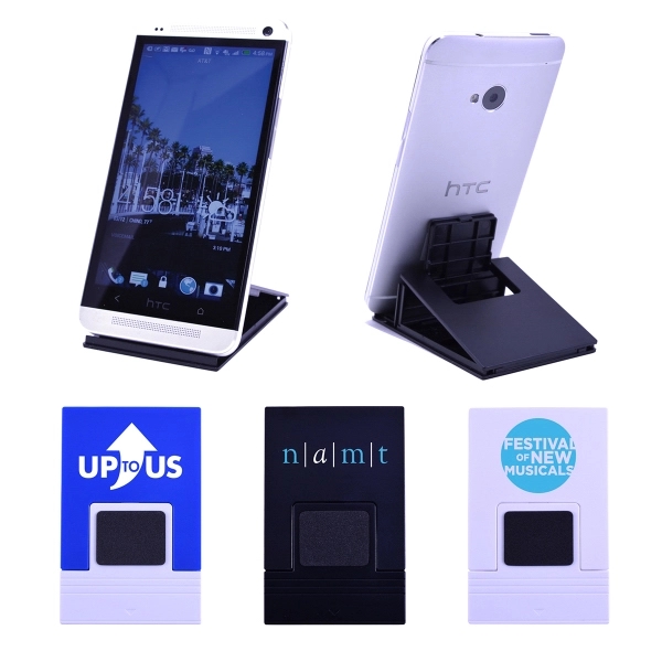 Lightweight portable cellphone and tablet stand with non-slip traction pads.... from ASI 34800 Alstar Creations / Alstar Line