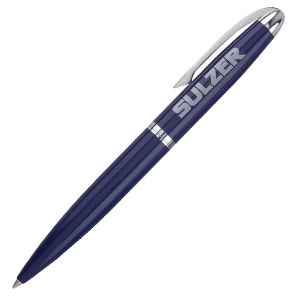 Twist action ballpoint pen with spring pocket clip.... from ASI 79535 Primetime / Primetime