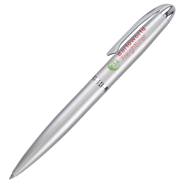 Twist action ballpoint pen with spring pocket clip.... from ASI 79535 Primetime / Primetime