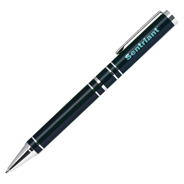 Twist action aluminum ballpoint pen with lacquer finish.... from ASI 79535 Primetime / Primetime