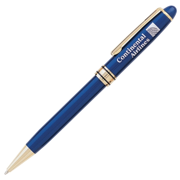 Aluminum twist action ballpoint pen with metallic color barrel.... from ASI 79535 Primetime / Primetime