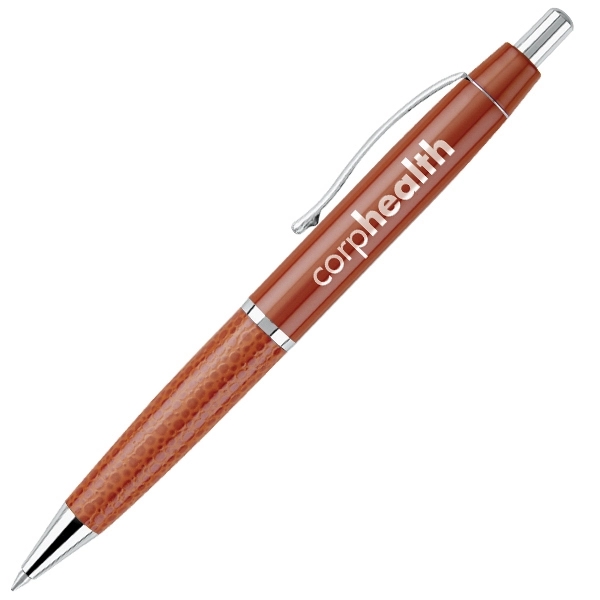 Click action ballpoint pen with leatherette barrel.... from ASI 79535 Primetime / Primetime