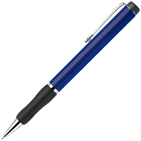 Aluminum ballpoint twist action pen with chrome trim.... from ASI 79535 Primetime / Primetime