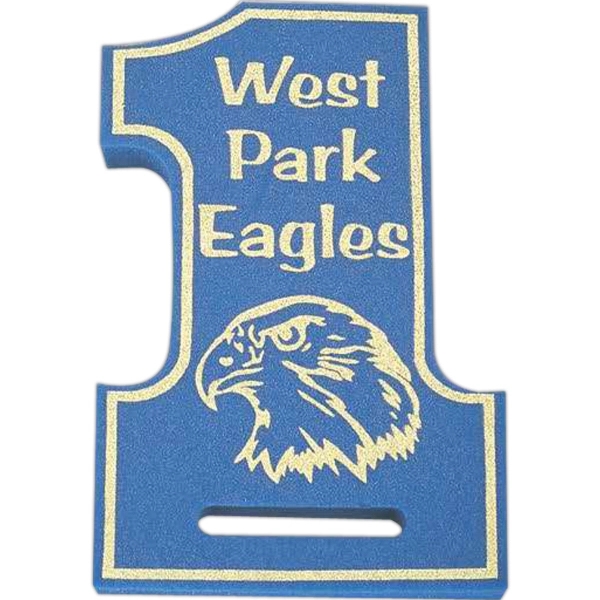 The number one is available in different attractive colors.... from ASI 42155 Amerifoam® - The House of Foam