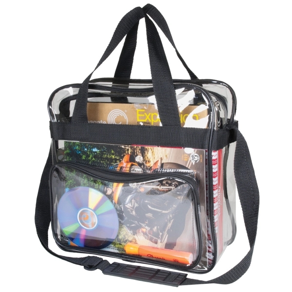 Clear vinyl messenger bag.... from ASI 31517 Admart Products / Admart Line