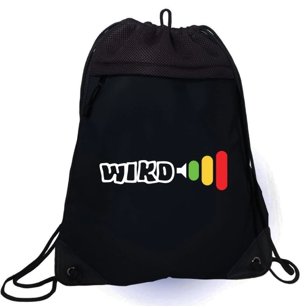 Drawstring backpack with two tone mesh.... from ASI 31517 Admart Products / Admart Line