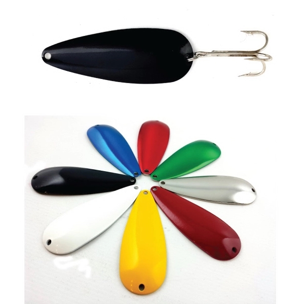 2 1/4" small spoon fishing lure with multiple color options, clear... from ASI 33300 Al's Goldfish Lure Co