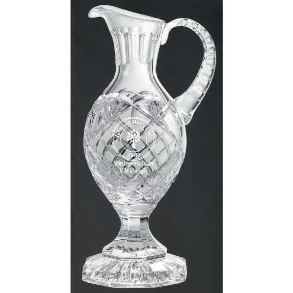 Fantastic heavy 24% lead crystal claret jug award.... from ASI 65153 Kirk & Matz LTD / Swatkins