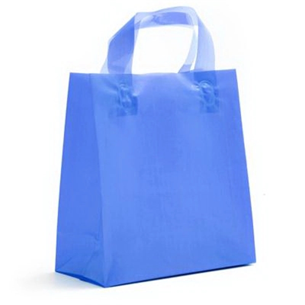 Shopping bag with soft loop handle, 4 mil with bottom insert.... from ASI 92480 Uniflex / U F