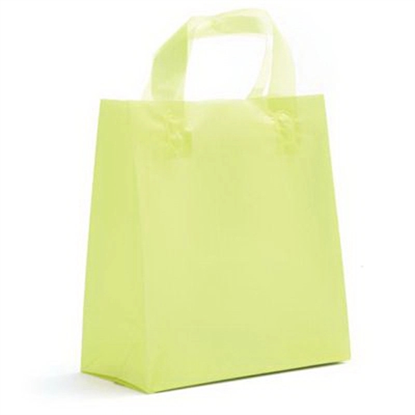 Shopping bag with soft loop handle, 4 mil with bottom insert.... from ASI 92480 Uniflex / U F