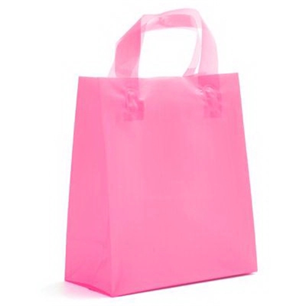 Shopping bag with soft loop handle, 4 mil with bottom insert.... from ASI 92480 Uniflex / U F