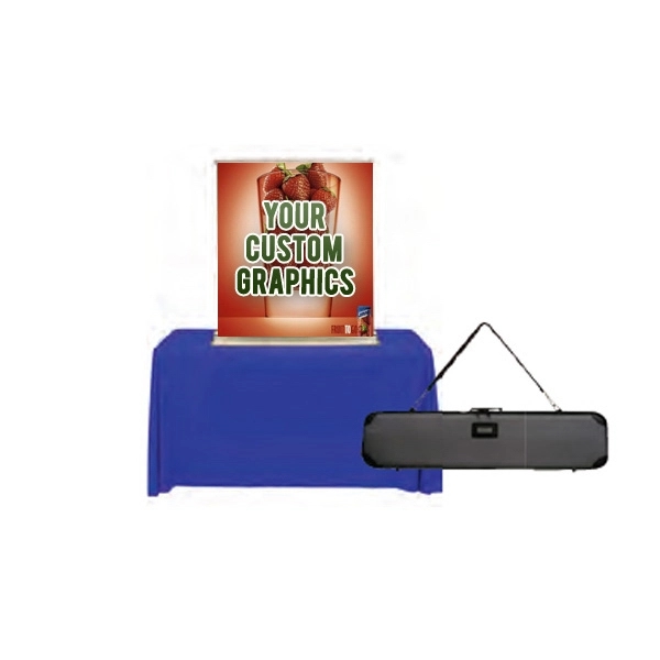 Retractable tabletop banner with 48" x 36" graphics.... from ASI 30442 Above & Beyond Advertising Products / PromoAdLine
